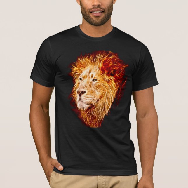 Fiery Lion T-Shirt (Front)