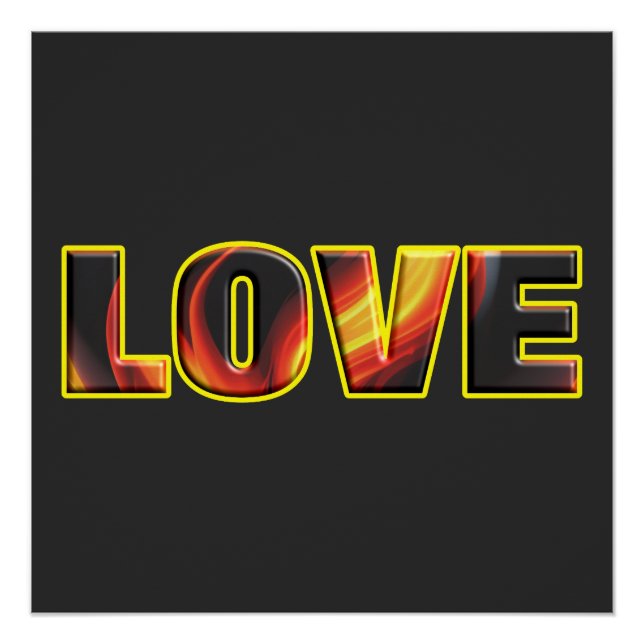 FIERY LOVE POSTER (Front)