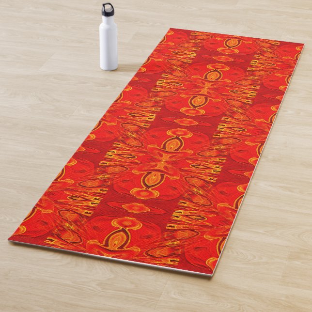 Fiery moments.... yoga mat (In Situ)