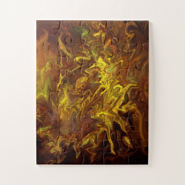 Fiery Nebula.... Jigsaw Puzzle (Vertical)