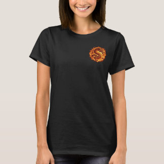 Fiery Orange Dragon Fire Flames Gift for men T-Shirt