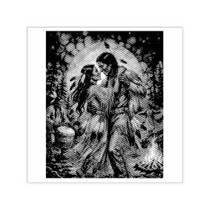 Fiery Passion: Native American Dancers Self-inking Stamp