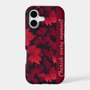 Fiery Red Autumnal Leaves