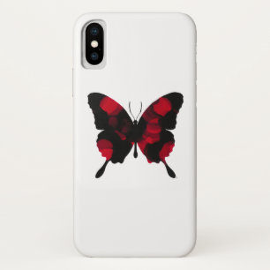 Fiery Red Butterfly iPhone X Case
