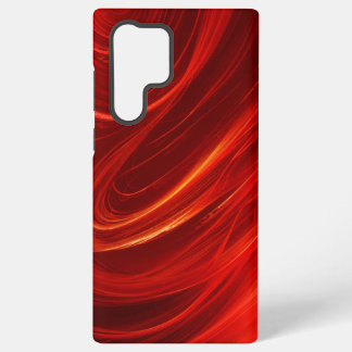 Fiery Red Swirls Abstract Flame Art Phone Case