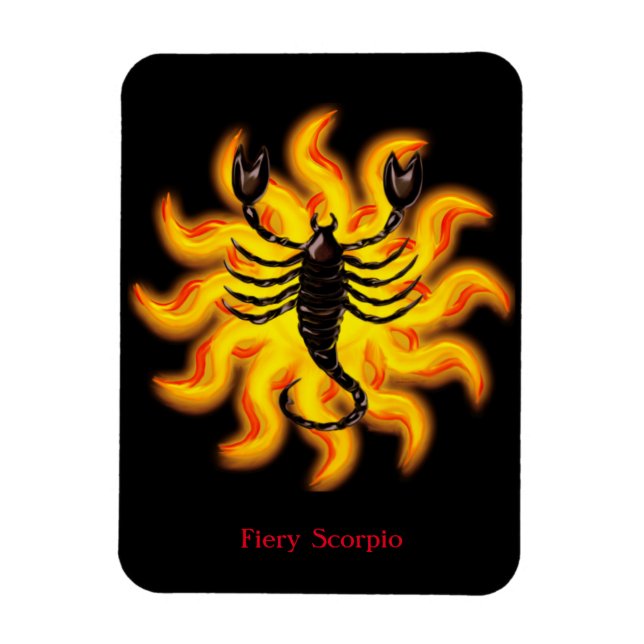 Fiery Scorpio Magnet (Vertical)