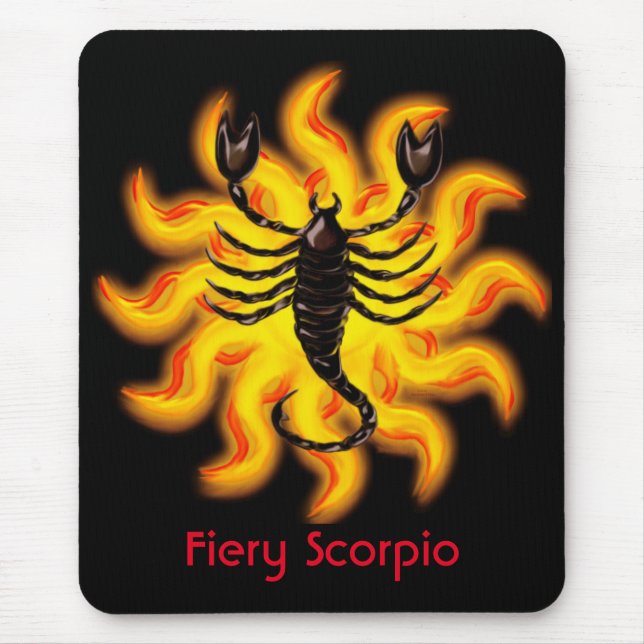 Fiery Scorpio Mouse Pad (Front)