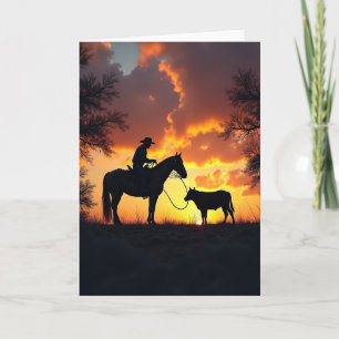 Fiery Sky Fathers Day Journey Card