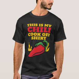 Fiery Spicy Food Red Pepper Cool This Is My Chilli T-Shirt