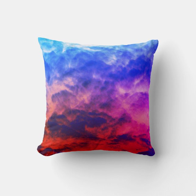 Fiery Storm Clouds Cushion (Front)