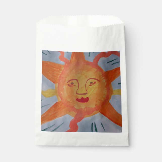 Fiery Sun Favor Bag (Front)