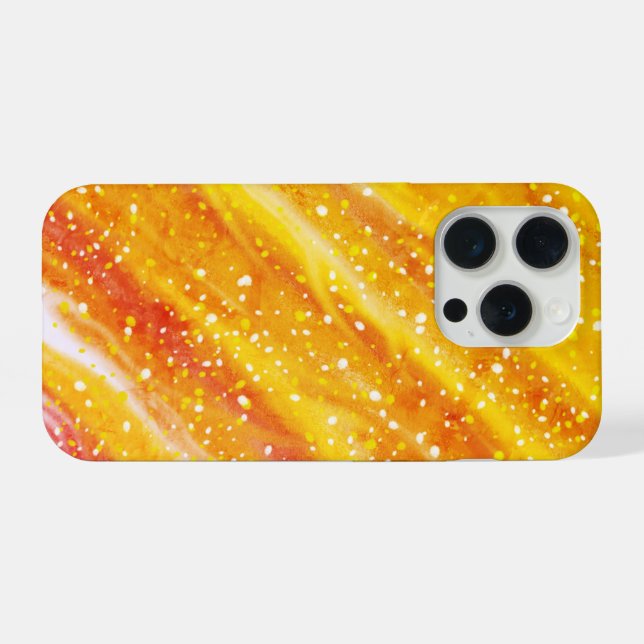 Fiery Sunset Abstract Phone Case (Back Horizontal)