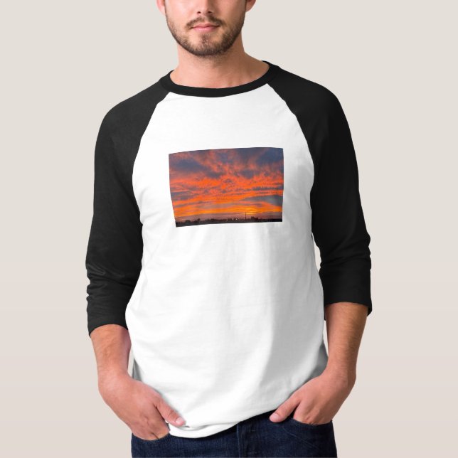 Fiery Sunset  T-Shirt (Front)