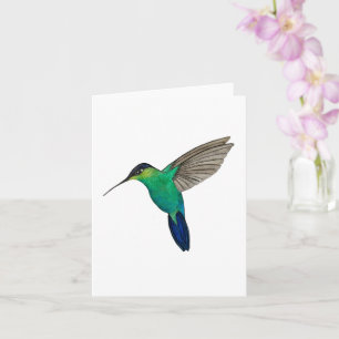 Fiery-throated Hummingbird Card