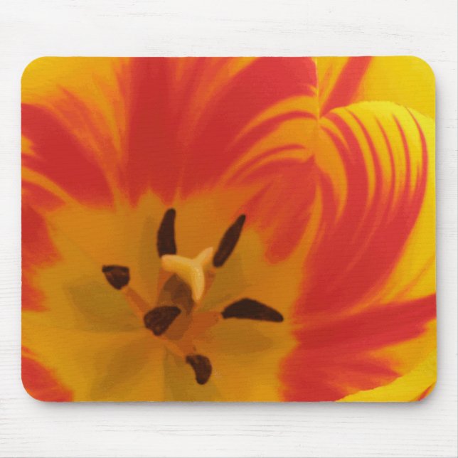 Fiery Tulip Mousepad (Front)