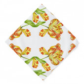 Fiery Tulips on a Bandanna (Front)