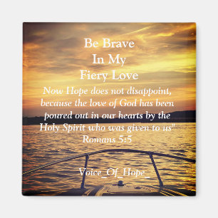 Fiery Voice of Hope Magnet