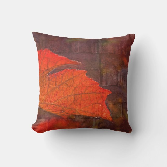 Fiery Wall Outdoor Cushion (Front)
