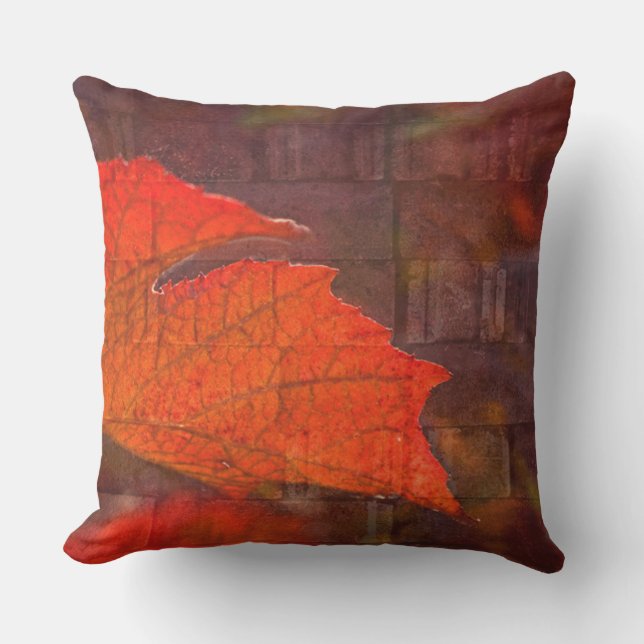 Fiery Wall Outdoor Cushion (Front)