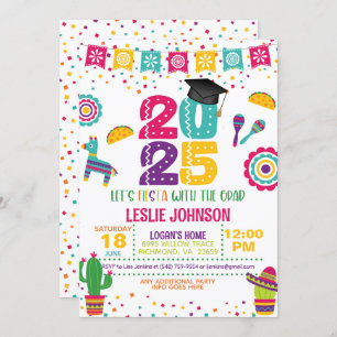 Fiesta 2025 Graduation Invitation