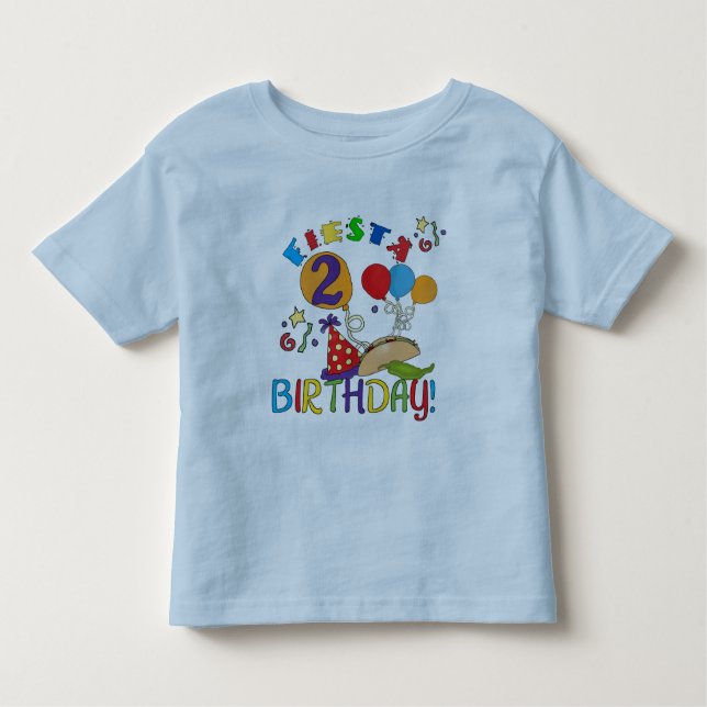 Fiesta 2nd Birthday T shirts and Gifts (Front)