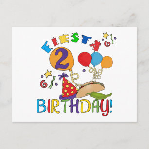 Fiesta 2nd Birthday T shirts and Gifts Postcard