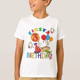 Fiesta 3rd Birthday T-shirts and Gifts