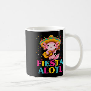 Fiesta Alotl Cinco De Mayo Axolotl With Sombrero A Coffee Mug