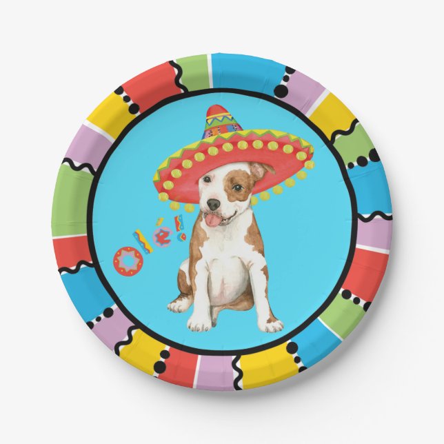 Fiesta Am Staff Paper Plate (Front)