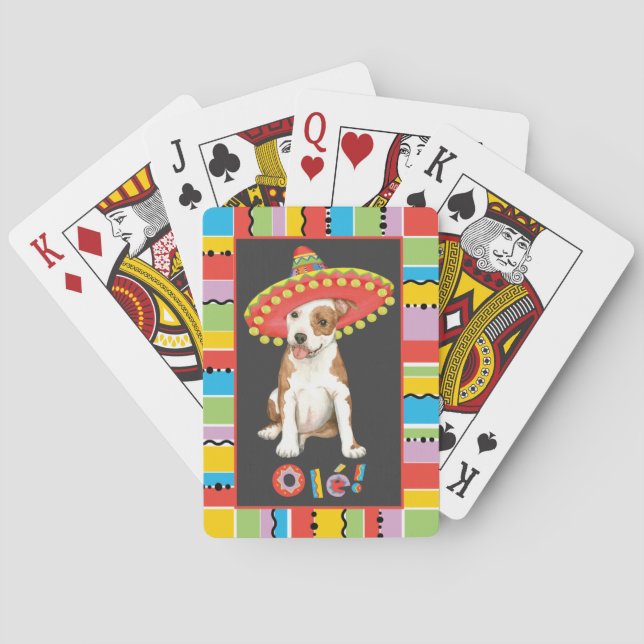 Fiesta Am Staff Playing Cards (Back)