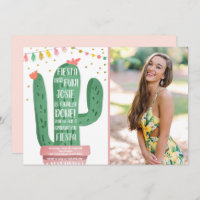 Fiesta and Fun Graduation Party Cactus Lets Fiesta