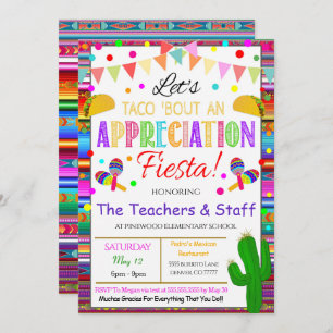 Fiesta Appreciation Invitation