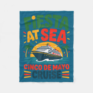 Fiesta at sea cinco de mayo cruise 2026 fleece blanket