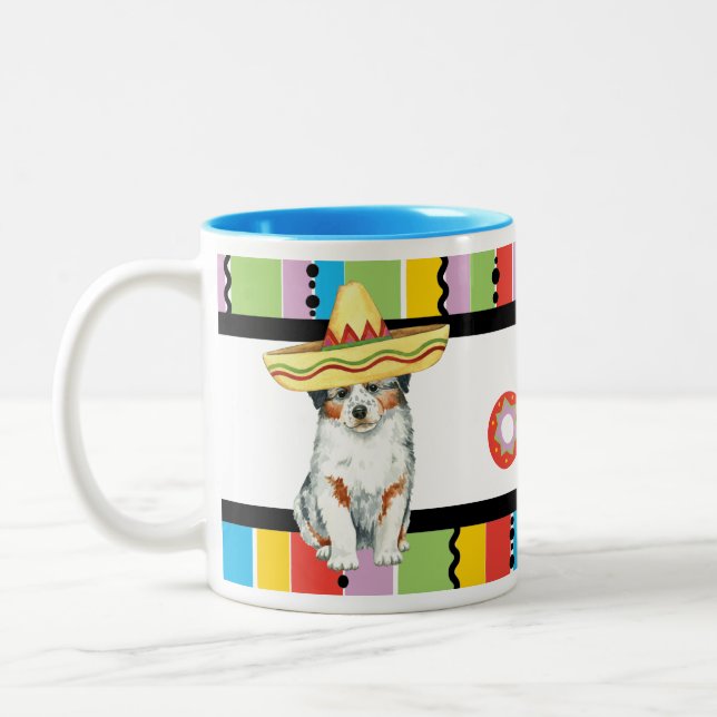 Fiesta Aussie Two-Tone Coffee Mug (Left)