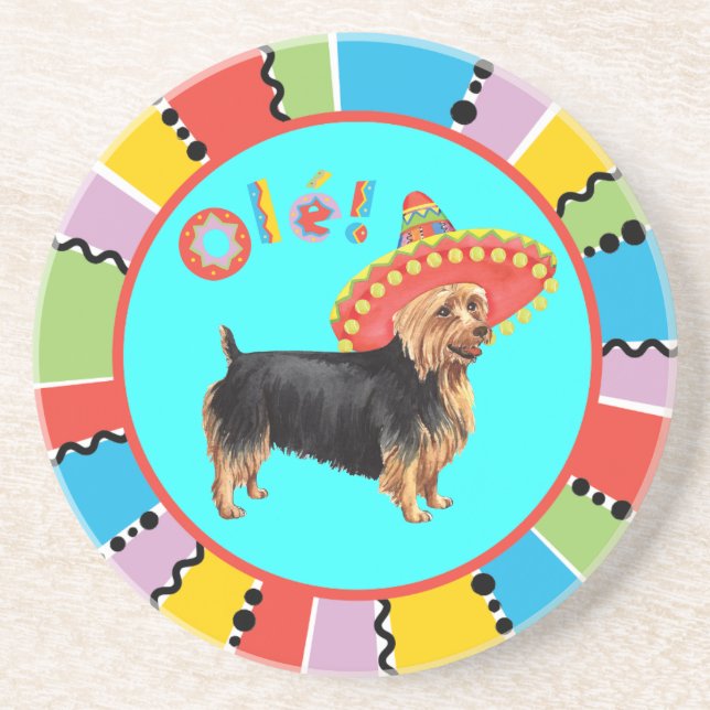 Fiesta Australian Terrier Coaster (Front)