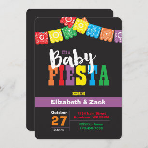 Fiesta Baby Shower Invitation