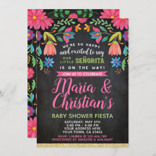 Fiesta Baby Shower Invitation