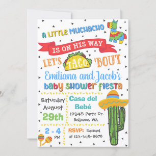 Fiesta Baby Shower Invitation