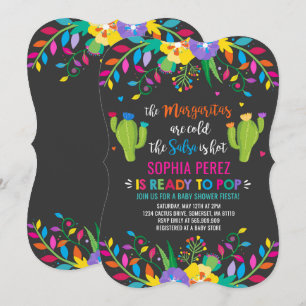 Fiesta Baby Shower Invitation Mexican Baby Shower