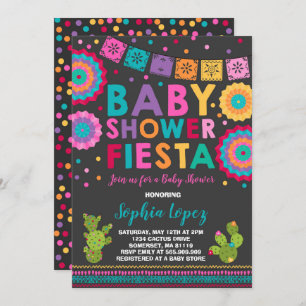 Fiesta Baby Shower Invitation Mexican Baby Shower