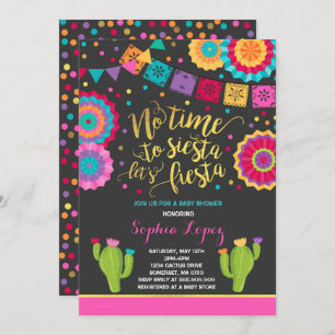 Fiesta Baby Shower Invitation Mexican Baby Shower