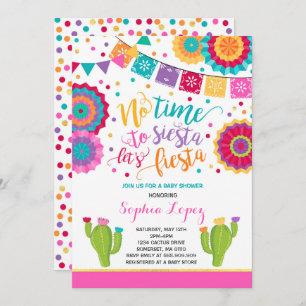 Fiesta Baby Shower Invitation Mexican Baby Shower