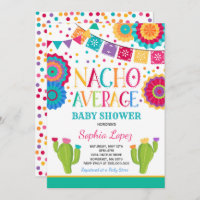 Fiesta Baby Shower Invitation Nacho Average Shower