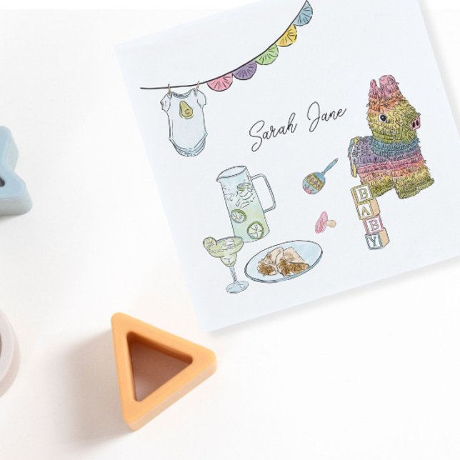 Fiesta Baby Shower  Napkin (Creator Uploaded)