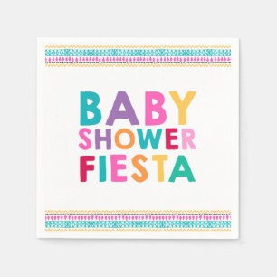Fiesta Baby Shower Napkin Mexican Baby Shower
