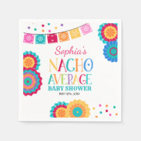 Fiesta Baby Shower Napkin Nacho Average Party