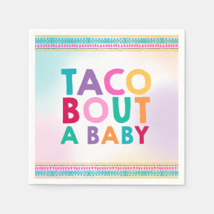 Fiesta Baby Shower Napkin Taco Bout A Baby Party