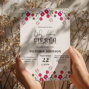 Fiesta Baby Shower Party Invitation
