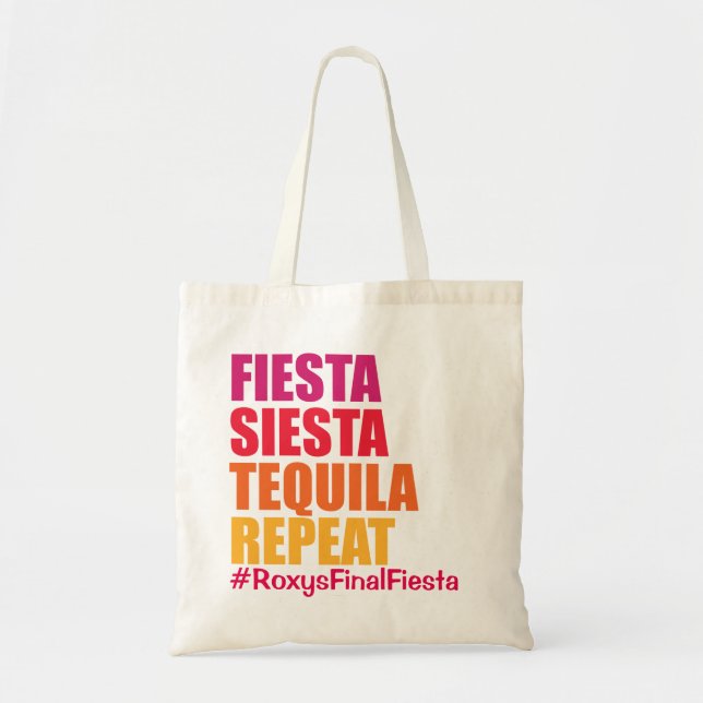Fiesta Bachelorette Tote Bag (Front)