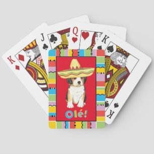 Fiesta Beagle Playing Cards